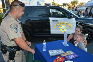 Community outreach in a neighborhood.