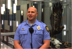 School Resource Officer Matt Schuman, of the St. George Police Department. Photo courtesy of Fox 13 News, St. George News